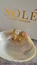 Solé signature UV stone ring